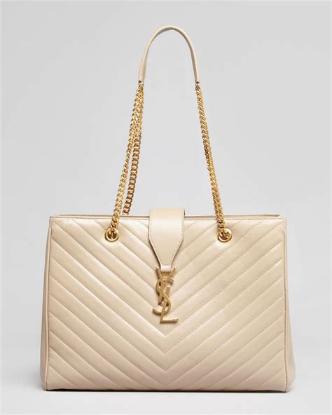 ysl tote bag beige